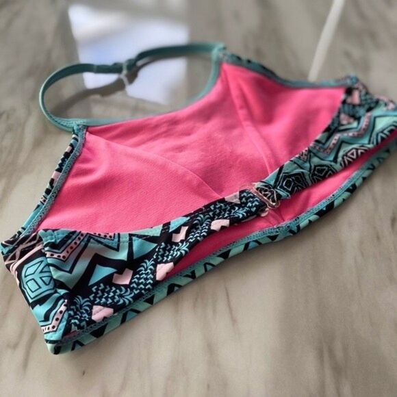 Girls Swim Bundle – 2 Tops + 1 Bottom – Wonder Nation & Justice – Size 7/8–8 - Picture 2 of 14